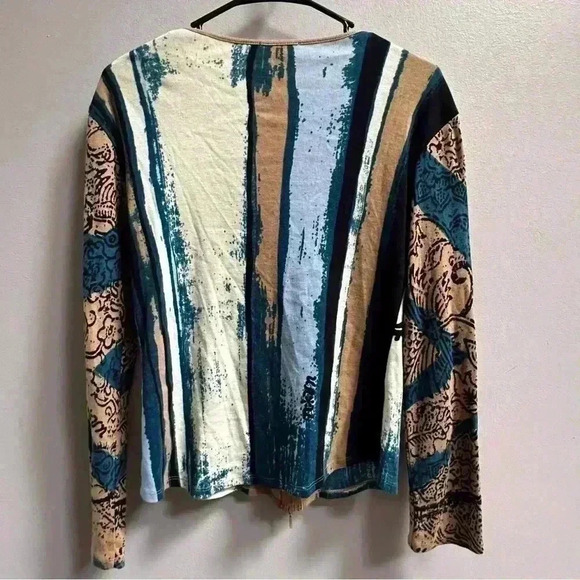 EVC | Vintage Y2K Noun Paris Light Zipper Jacket | Women’s Size L - Picture 5 of 8